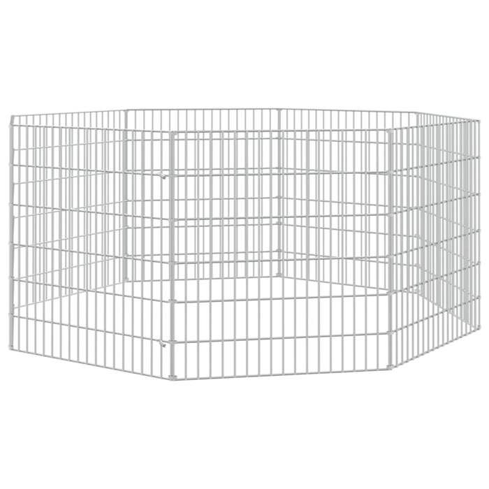 Comparer les prix de Meilleures Poulailler-Enclos-Cage pour animaux - en liberté 8 panneaux 54x60cm fer galvanisé SSD8532351