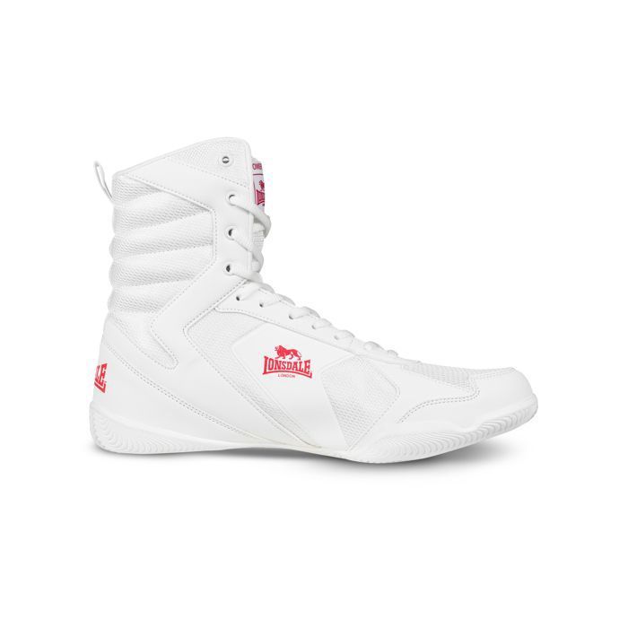 Chaussures de boxe Lonsdale Heskin - white/red