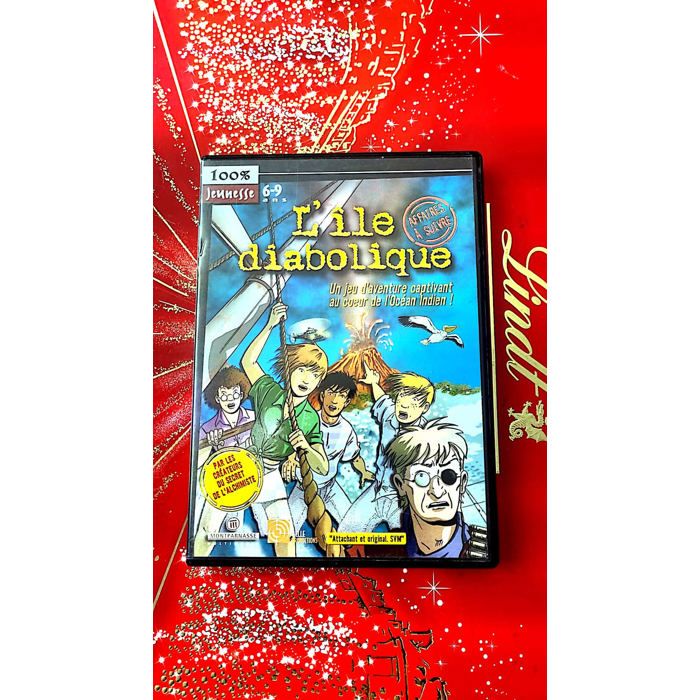 Jeu PC – L’Île Diabolique – Aventure Éducative Jeunesse 6-9 Ans – Mindscape