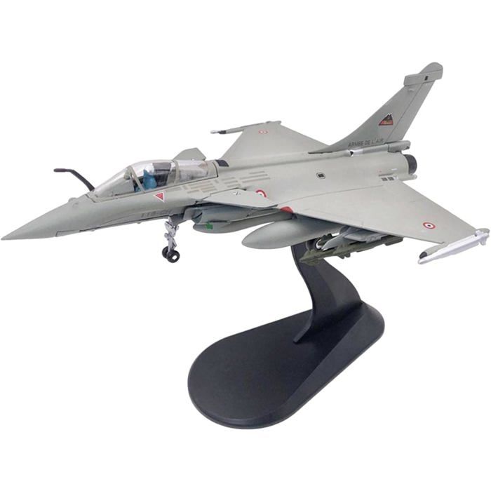 Maquette Avion F Fityle 1/100 Rafale-C Alliage avec Support - Détails Précis