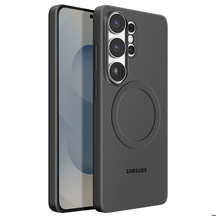 Coque - SAMSUNG - Galaxy S26 Ultra - Silicone soft touch - Anneau aimanté MagSafe & Qi2 - Renfort polycarbonate antichoc