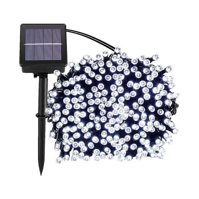 30M 300LED Guirlandes Lumineuses Solaires 8 Modes Étanche Blanc Lumière Guirlande Lumineuse Extérieu GUIRLANDE LUMINEUSE DEXTERIEU