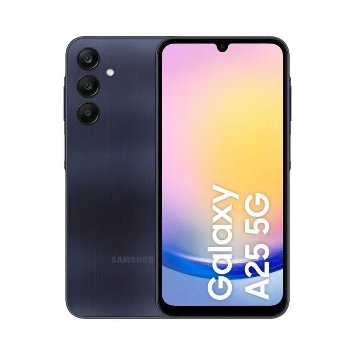 Smartphone - SAMSUNG Galaxy A25 128 Go - Bleu nuit - Double SIM Version européenne
