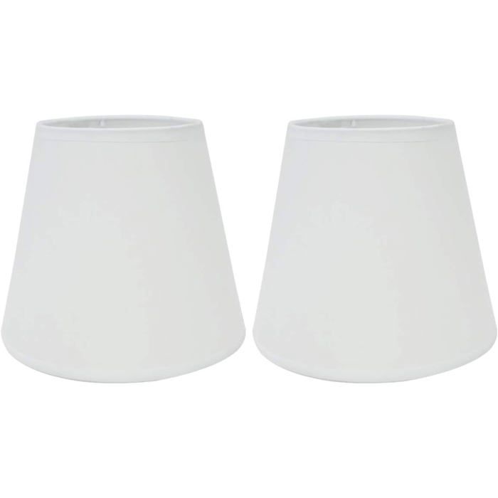 Lot De 2 Abat-Jours E14/E27 Pour Lampe De Table Applique Murale Lustre Abat-Jour En Cristal 10Cm (Haut)X 14Cm (Hauteur)X 16C[IN30]