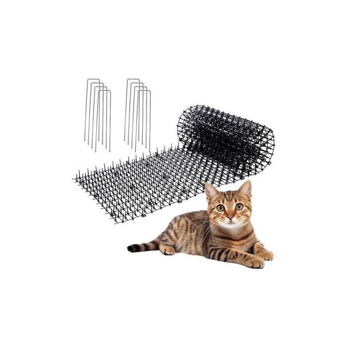Tapis Anti-Chat avec 8 Pointes 30 x 200 cm Empêcher Les Animaux de Sapprocher Tapis Extérieur Pic Anti Chat Convient pour