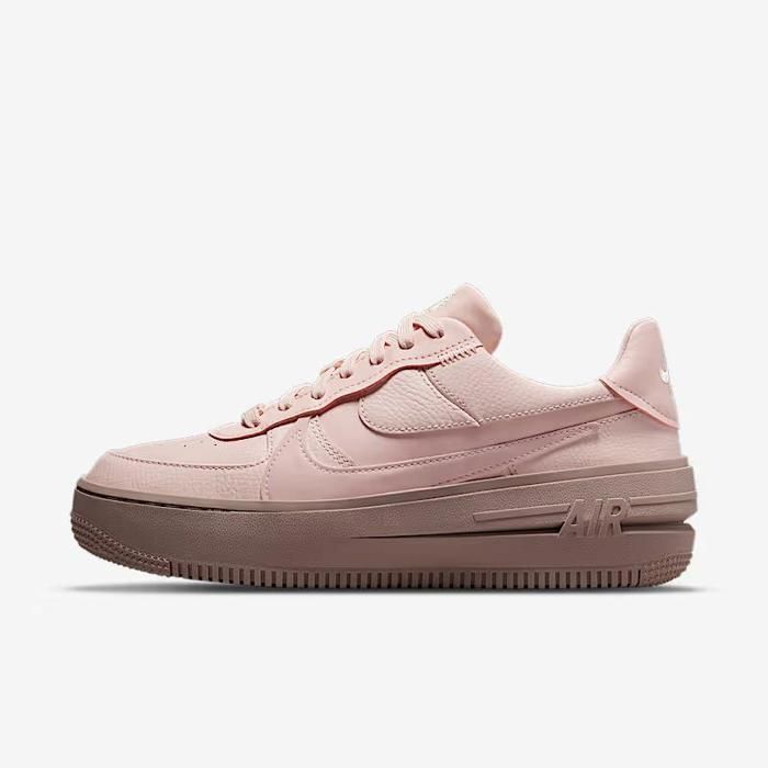 Chaussures Basses Nike Air Force 1 PLT.AF.ORM Cuir Naturel Femme