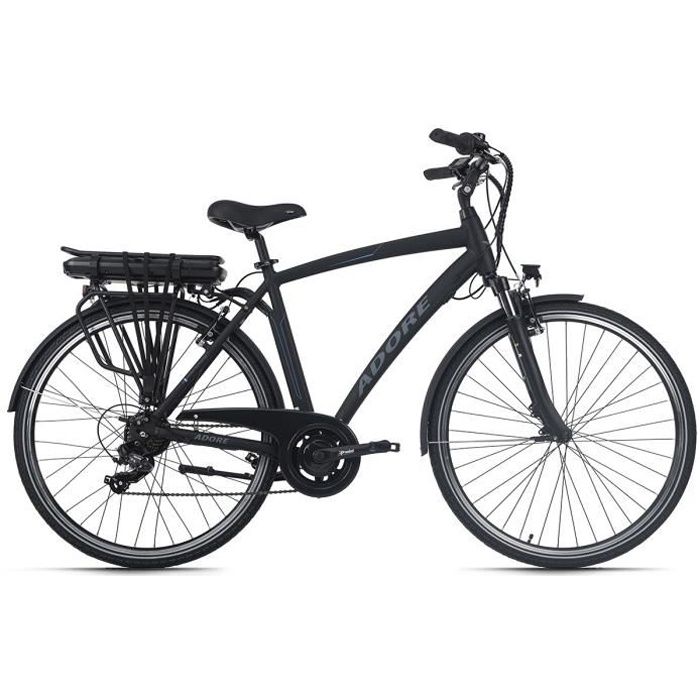 Vélo électrique tout-terrain 26 ANCHEER - Batterie 36V 12.5Ah - Vitesse  jusqu'à 25 km/h - Noir - Cdiscount Sport