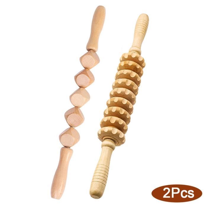 HAZMA Rouleau De Massage 360° – 9 Roues, Anti-Cellulite, Muscle Jambes, Bras, Dos, Noir
