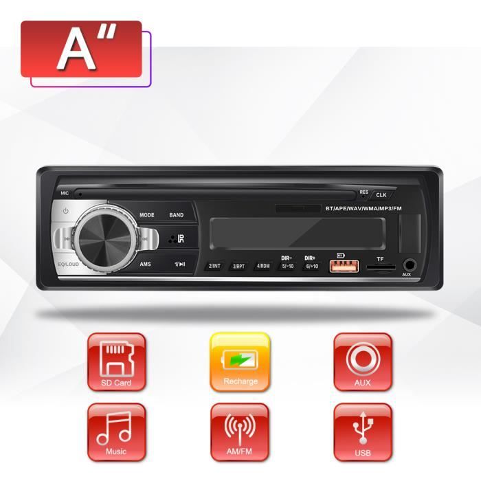 Boîte De Rangement Autoradio 1 DIN En ABS - Support Tableau De Bord Voiture
