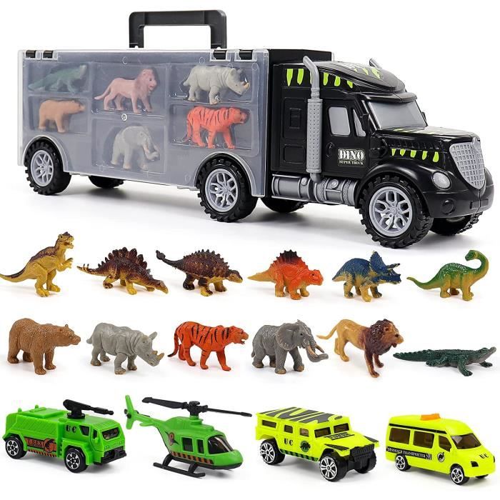 Dinosaure Jouet Enfant 3 Ans Camion Jouet de Transporteur Voiture