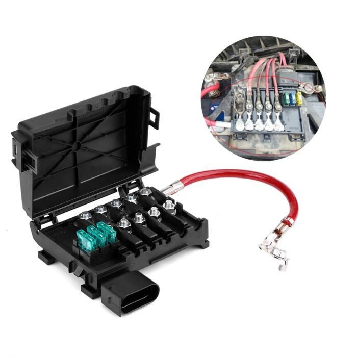 Boîte à fusibles de batteries support de boîte à fusibles de batterie de voiture pour VW Jetta Golf Mk4 Beetle 99-04 1J0937550A -OHL