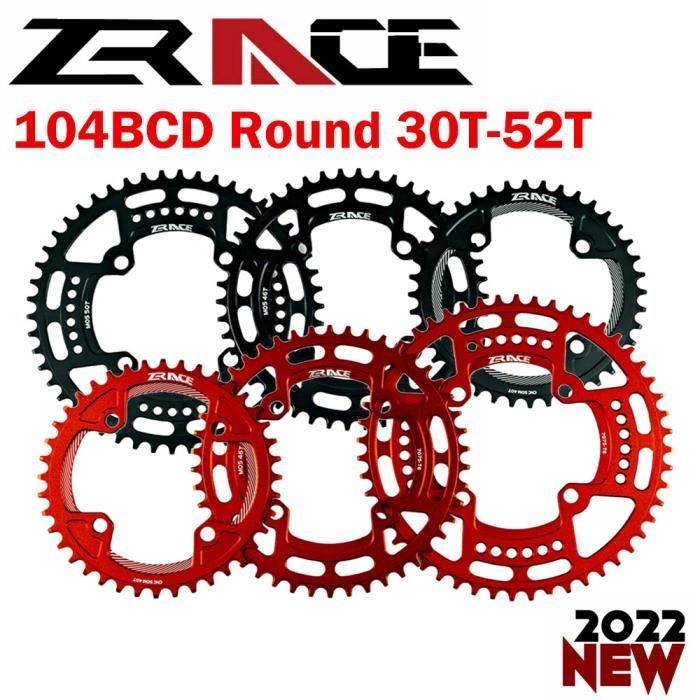 Protection Plateau Vélo BCD104mm Alliage Aluminium - Pour 36-38T | Argenté, Noir, Rouge, Bleu, Or