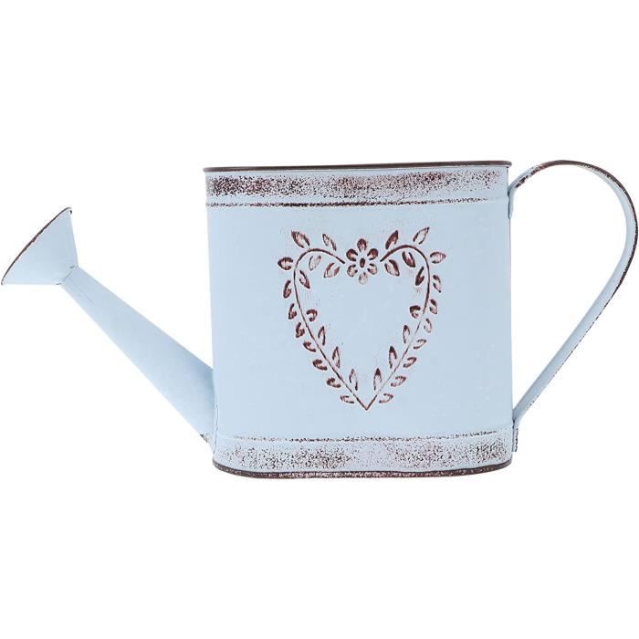 Arrosoir Rétro En Métal Vintage - Décoration Jardin, Pot De Fleurs - 9x8.5cm - Fer