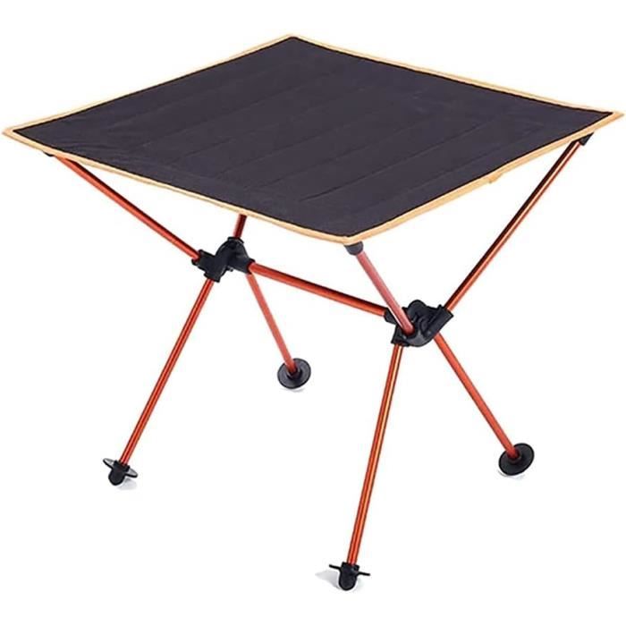 Changor Table Pliante De Camping – Aluminium Imperméable, Pieds Antidérapants, 41x35x30 Cm, Avec Sac De Transport, Pour Pique-nique Et Pêche