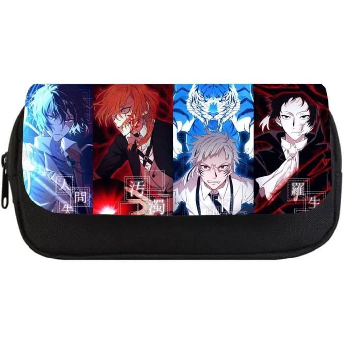 Sac à Dos Unisexe Bungo Stray Dogs - Sac école Ou Voyage - Taille Large (Toile De Nylon) - Neuf Sans étiquette