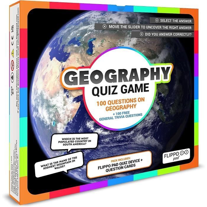 Geography Trivia Quiz GameTestez Vos Connaissances Éducatif Et Amusant
