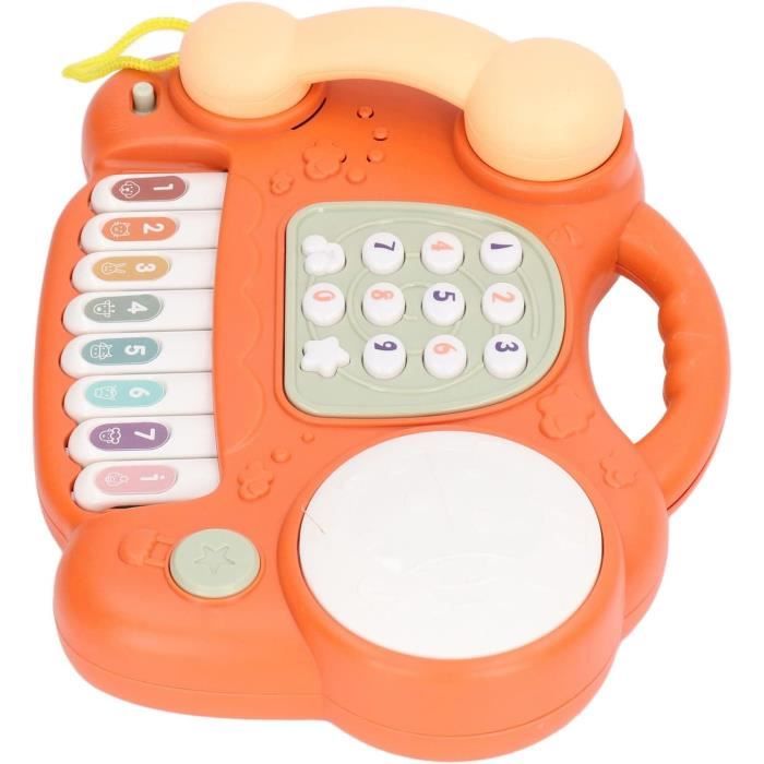 Téléphone Fixe Pour Piano Jouet, Exercice D'Audition Bébé Piano