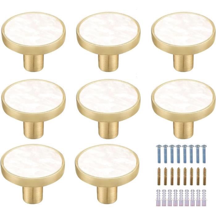 4 Boutons De Placard Carrés En Verre – Motifs Cartes à Jouer, Brillent Dans Le Noir, 35 Mm, Pour Tiroirs, Armoires, Commodes