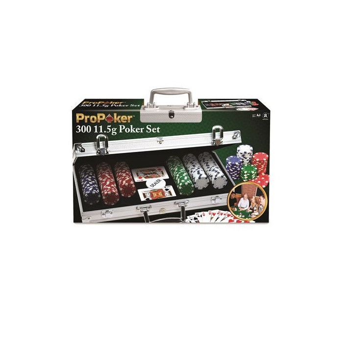 Malette De Poker Professionnelle Global Gizmos Avec 200 Jetons, Dés Et Cartes - Étui Aluminium