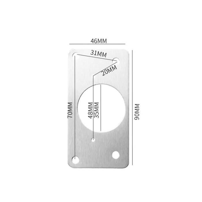 Plaque De Montage Chauffage Diesel Acier Inoxydable - Compatible Eberspacher Webasto - Tourelle Planaire Robuste