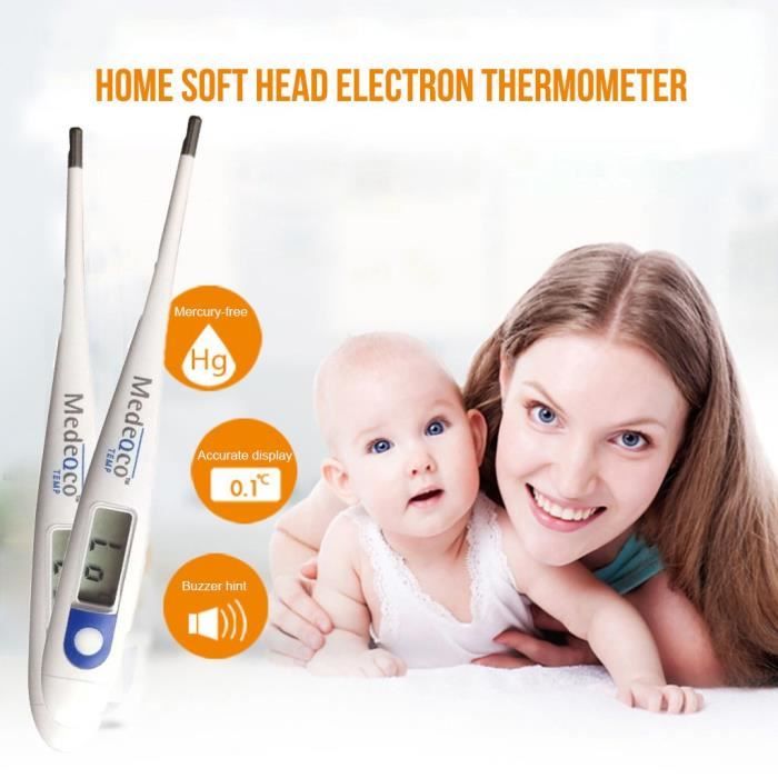 Thermometre Numerique Bebe Pour Aisselle Orale 60 S A Lecture Rapide Lcd Temperature Metre Achat Vente Thermometre Bebe Soldes Cdiscount
