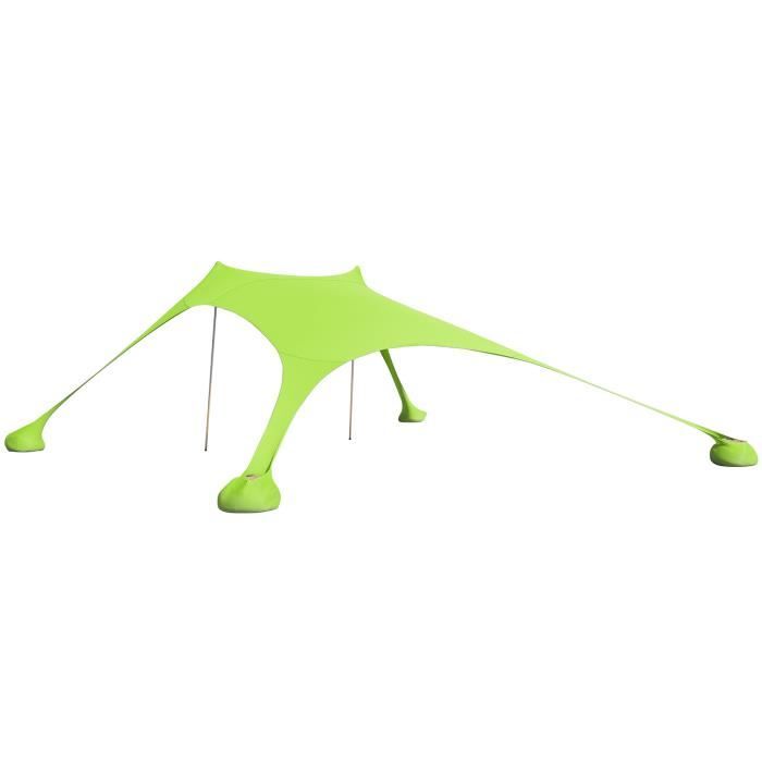 ZMdooreasy Lot De 3 Mâts De Plage Réglables En Alu – Pour Tente, Voile Ou Abri De Soleil, Léger Et Super Pratique !