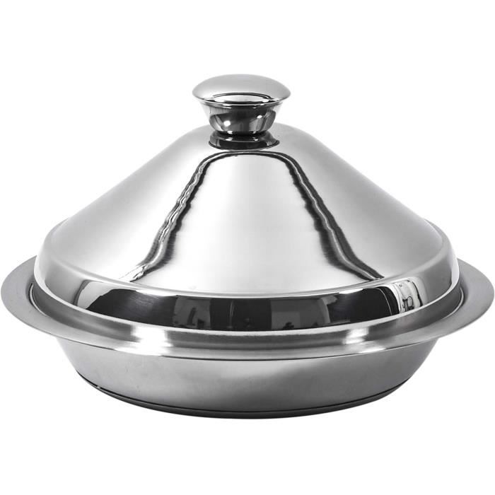 Tajine En Inox 24cm Cook Concept - Compatible Induction - Valve Vapeur - Cuisson Traditionnelle