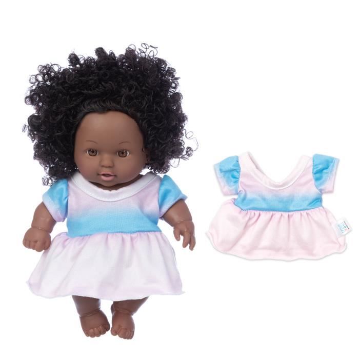 Bebe Noir Africain Noir Mignon Boucle Noir Jouet De Bebe En Vinyle De 8 Pouces Mwj965 Cdiscount Jeux Jouets