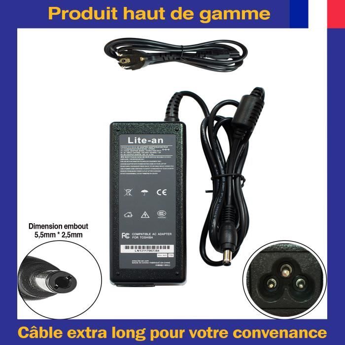 Lite-an Chargeur Pour ASUS K751L K751S Ordinateur PC Portable - Adaptateur d 'Alimentation 90W 19V 4.7A - Cdiscount Informatique