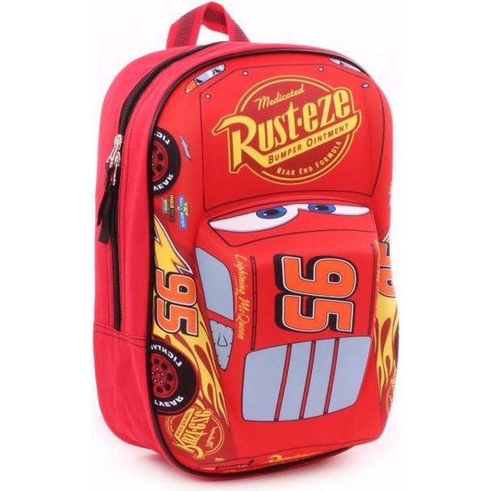 CARS 3 Sac à dos 3D Garçon 31 cm Rouge et multicolore Cdiscount Bagagerie Maroquinerie