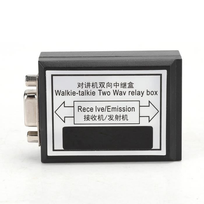 Fdit Boîtier de relais bidirectionnel talkie-walkie YINITONE RC‑108