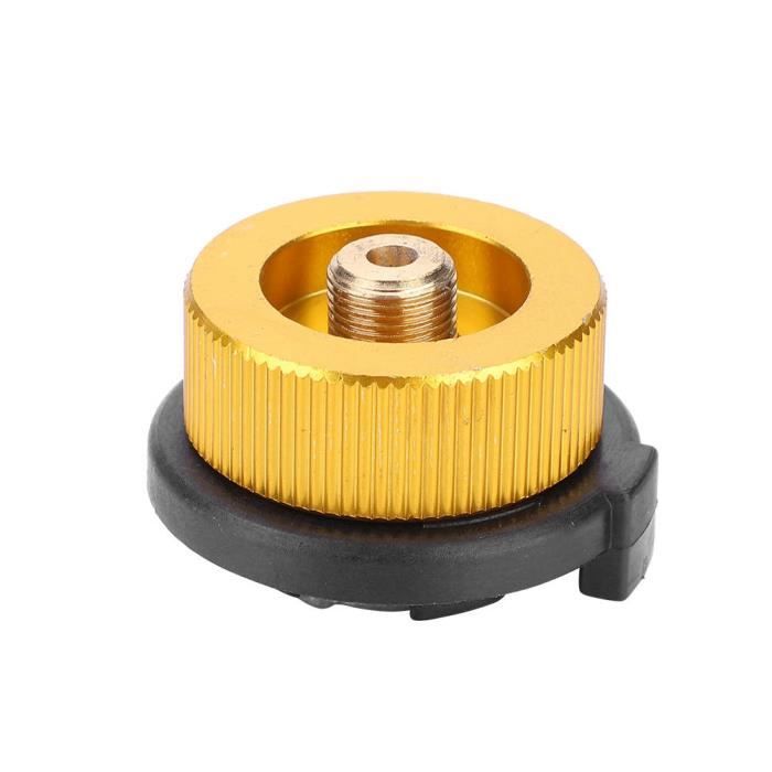 Adaptateur De Réchaud à Gaz Pour Bouteille Domestique – Cuivre Et Nylon, Léger, Pour Camping, Randonnée, Pique-nique