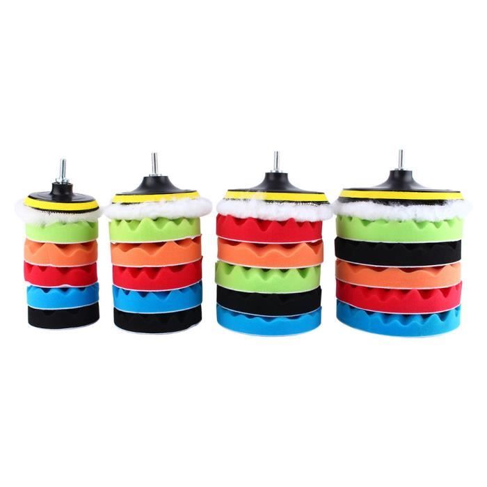 Tampon De Ponçage 125mm Yosoo - Eponge Souple Pour Polisseuse - 8 Trous Auto-Agriffant