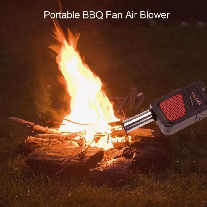 Ventilateur Barbecue Electrique Soufflet pour cheminée et Barbecue de BBQ Kit Barbecue pour Pique-Nique en Plein Air Uten HB057