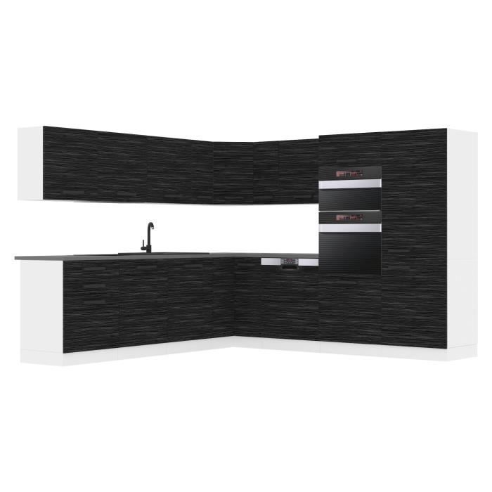 Belini Cuisine Equipee Complete JANE Muebles de Cuisine Complets. L-Forme