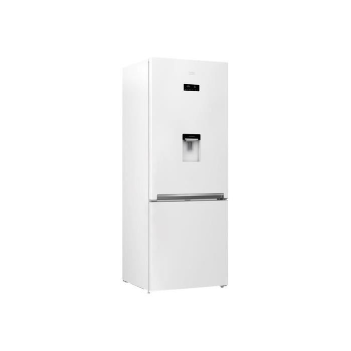 Beko RCNE520E20DZW Réfrigérateur-congélateur pose libre largeur : 70 cm  profondeur : 73.4 cm hauteur : 192 cm 450 litres… - Achat / Vente  réfrigérateur classique Beko RCNE520E20DZW Réfrigérateur-congélateur pose  libre largeur : 70 cm profondeur : 73.4