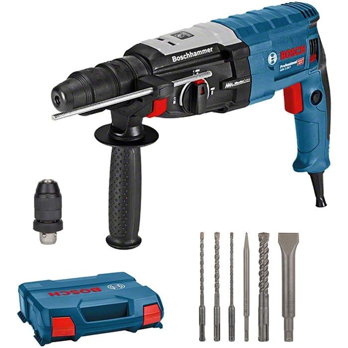 Perforateur Bosch GBH 2 28 F jeu de 6 ciseaux perforateurs SDS plus dans une Case - vue 2