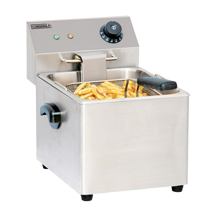 Friteuse professionnelle électrique - CASSELIN - 4 Litres - 2000 watts - Température variable de 50°C à 190°C