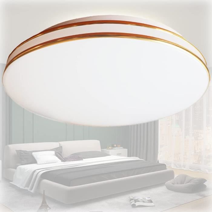 Plafonnier LED Moderne Pr Chambre Salon Cuisine blanc chaud - Cdiscount  Maison