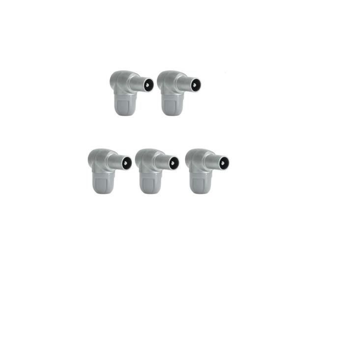 BSEED TV PC Crystal Panel TV Antenne Coaxiale Et RJ45 Cat5E Ethernet Prise Murale Sans Vis Prises Or