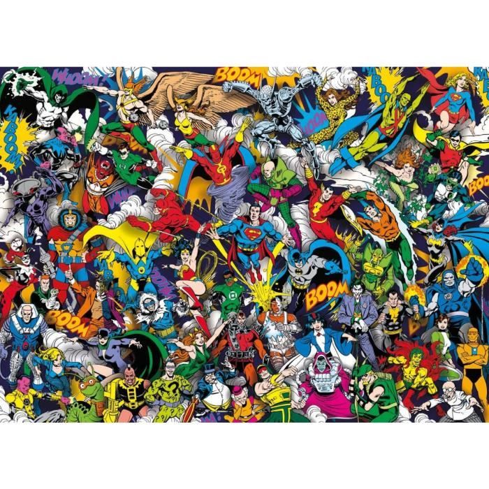 Puzzle Adulte Impossible DC - 1000 Pieces - Clementoni Avengers Batman  Superman Robin - Collection Super Heroes Avengers Batman Su - Cdiscount  Jeux - Jouets