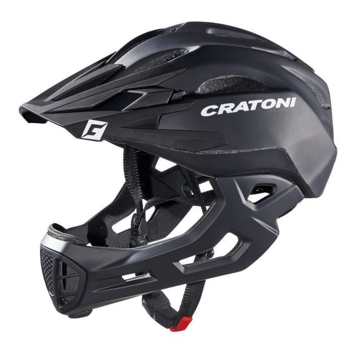 Cratoni C-MANIAC, Casque de vÃ©lo, noir, taille: S/M (52-56), 2016