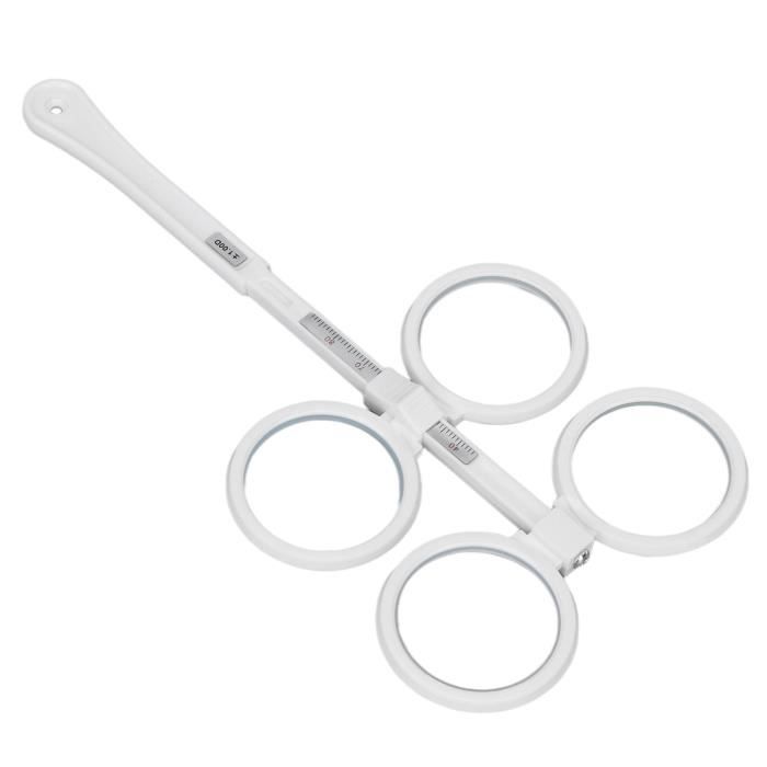 Flipper Optique D'optométrie à 4 Lentilles - Cadre Plastique, Lentilles En Verre, Puissances De +/-0.25 à +/-3.50