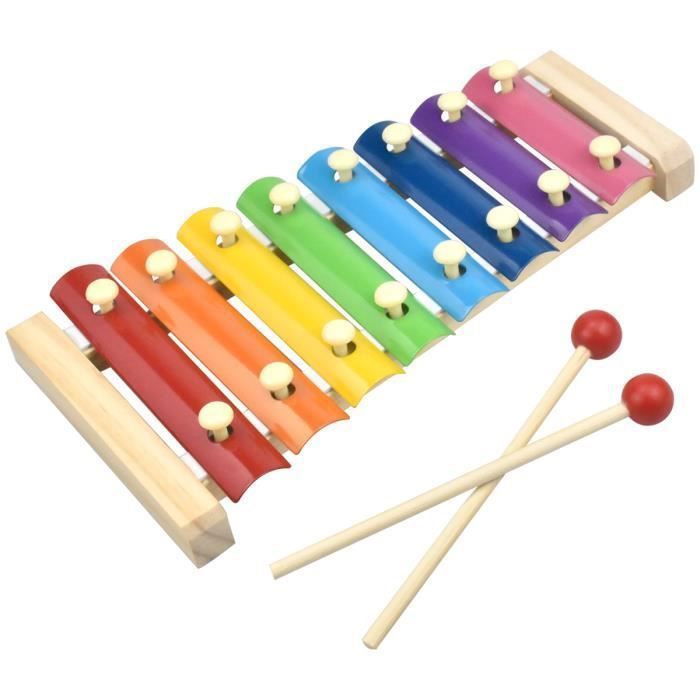 Xylophone pour Enfant Baby, Xylophone Bois, Xylophone Instrument de Musique en Bois Cdiscount