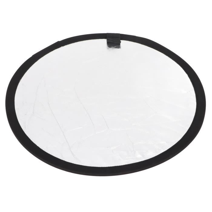 DynaSun UR05 Kit 2 Parapluies Studio Photo/Vidéo 2-en-1 Avec Réflecteur Détaché 84cm Argent/Blanc/Noir