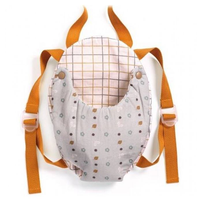 Jeu Dapprentissage - Djeco - Djeco porte bebe Grey poupée Pomea