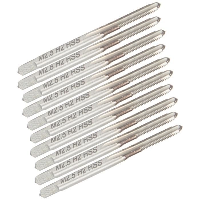 Filière HSS M2,5 X 0,45 - Taraud à Droite DIN 223 Pour Filetage Métrique
