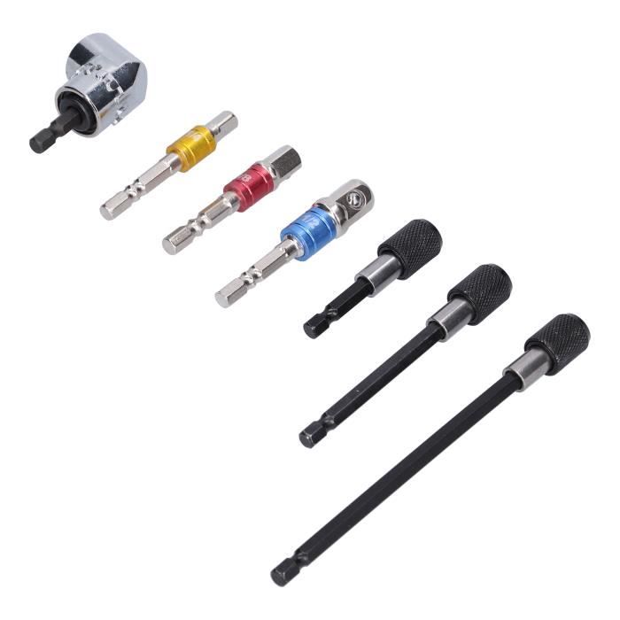 Adaptateur SDS Pour Perceuse - Lot De 3 Convertisseurs 1/4" Hexagonaux Tournevis, Porte-embout Robuste En Acier Chrome-Vanadium