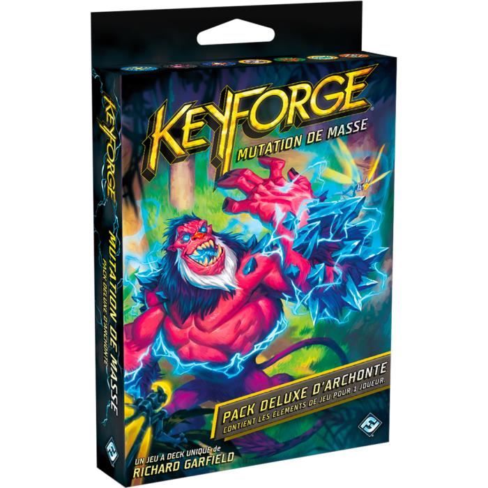 Jeu de cartes - Keyforge - Mutation de Masse - Pack Deluxe - 2 joueurs ...