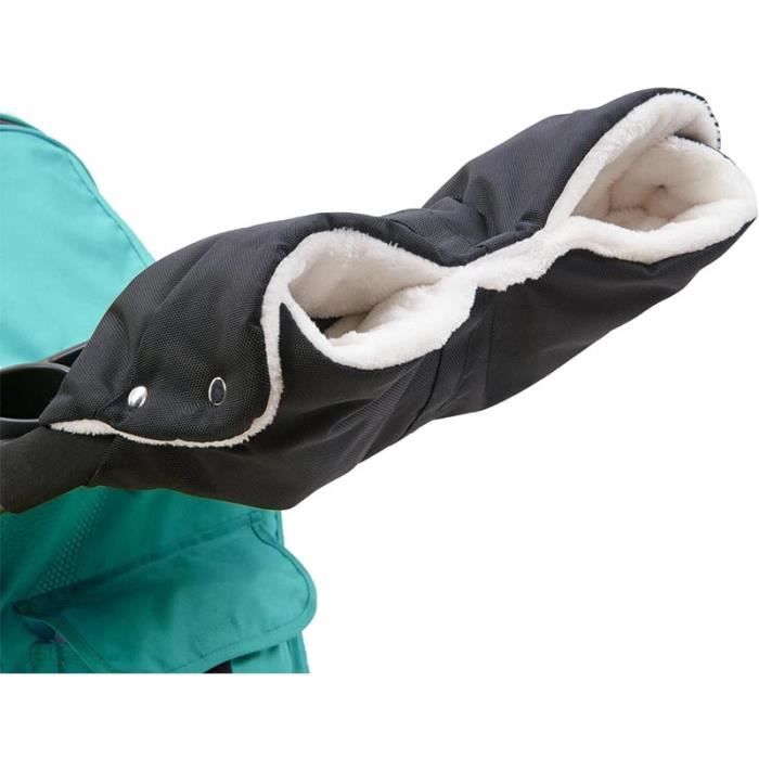Gants De Poussette Pour Bébé - Protection Mains Coupe-vent Imperméable, Doux Et Chauds - Pour Poussette, Vélo, Fauteuil Roulant
